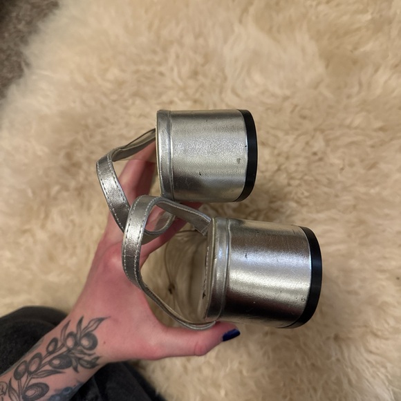 Silver Women's Sandals - Picture 6 of 6